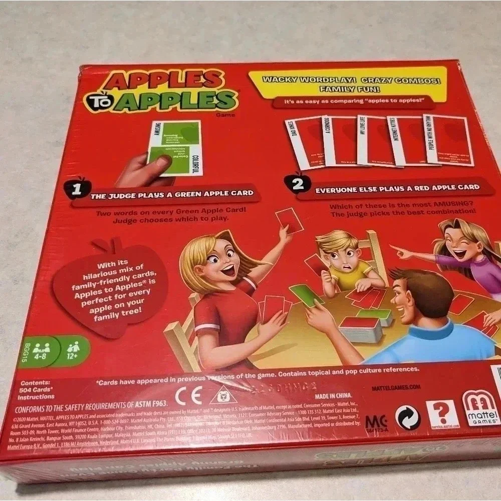 Apples to Apples Family Party Game The Game Even Granny Apples Can Play‎